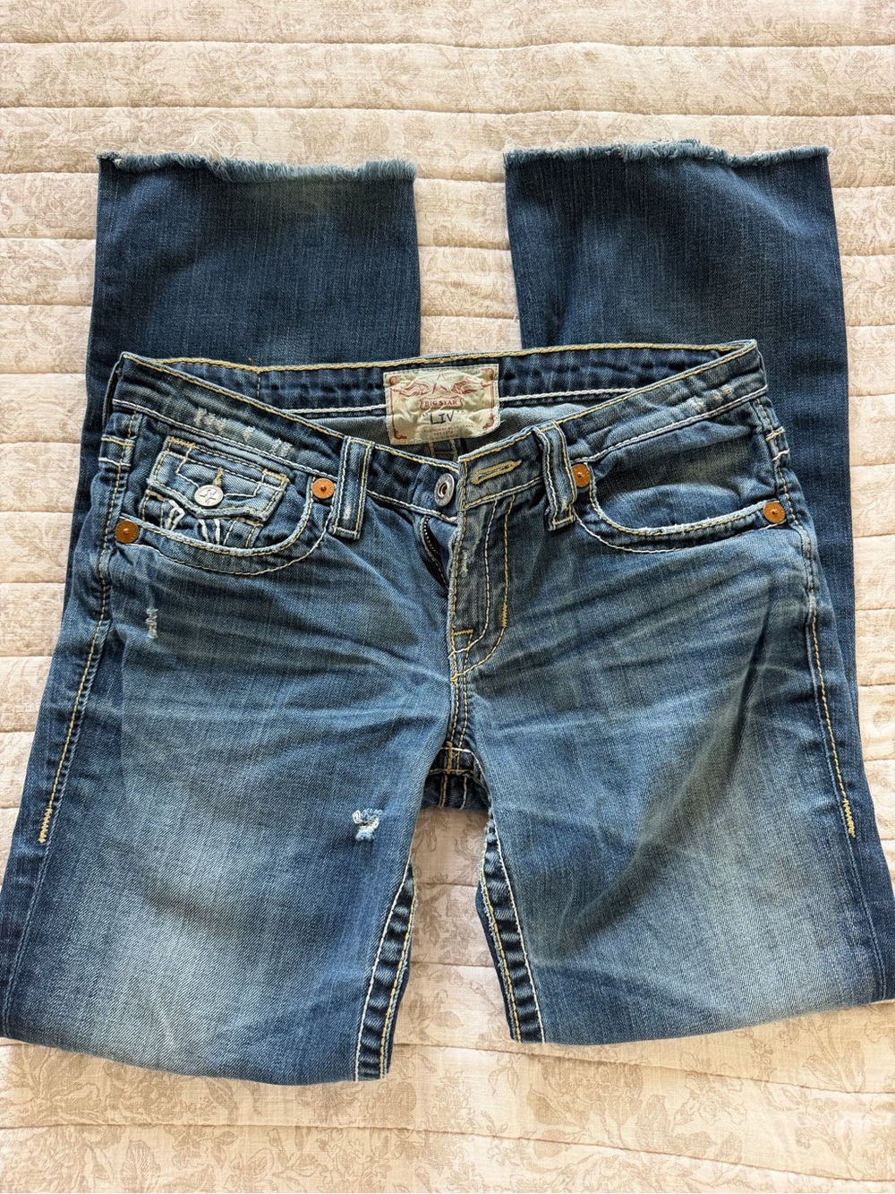 Big Star Women's Straight Leg Jeans in Blue